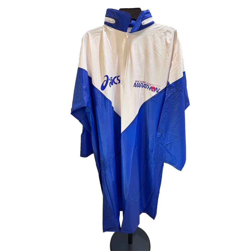 Asics New York City Marathon Jacket Parka Poncho‎ Running Storm Mate Regular